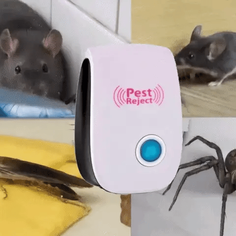 Repelente Eletrônico Ultrassônico para Mosquitos, Baratas e insetos